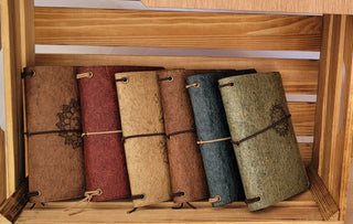 Ayurvedic refillable journals with infused botanicals