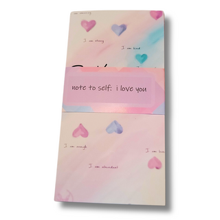 Self-Care Notebook Bundle with the phrase Note to Self: I love you.